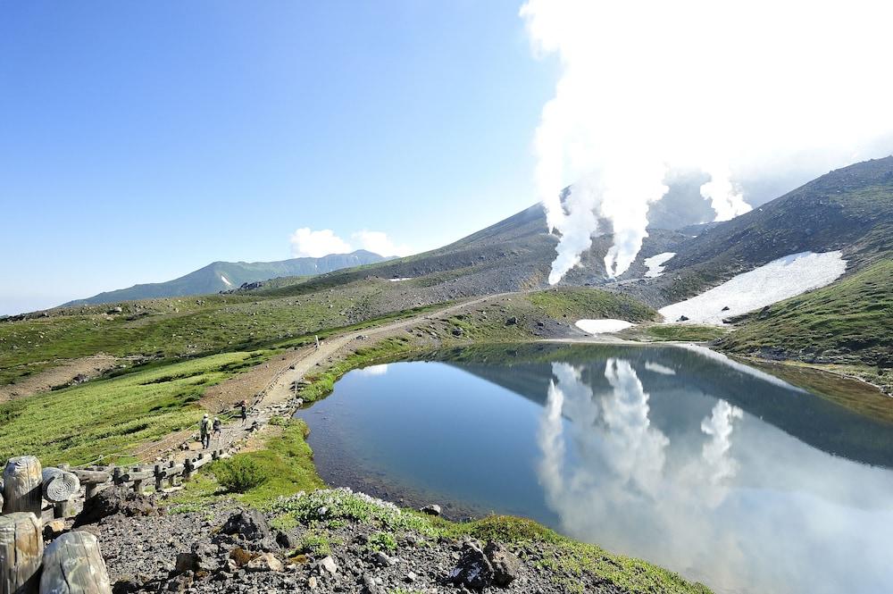 اساهيداكي أونسين هوتل دير فالي منظر من الجو